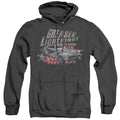 Grease Greased Lightening Heather Mens Hoodie Black Officially Licensed