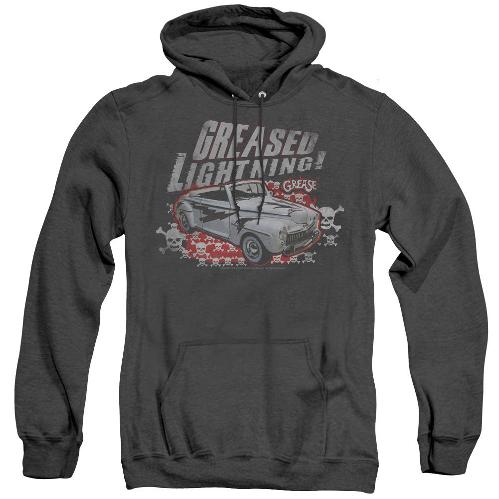 Grease Greased Lightening Heather Mens Hoodie Black Officially Licensed
