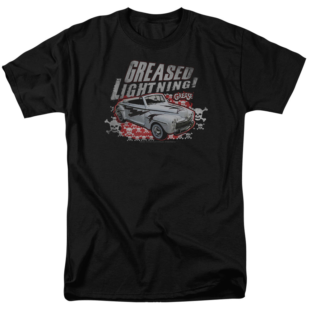 Grease Greased Lightening Mens T Shirt Black Officially Licensed