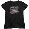 Grease Greased Lightening Womens T Shirt Black Officially Licensed