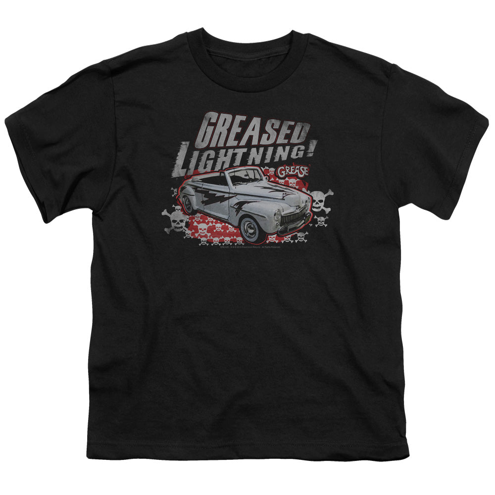 Grease Greased Lightening Kids Youth T Shirt Black Officially Licensed