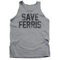 Ferris Bueller Save Ferris Mens Tank Top Shirt Athletic Heather Officially Licensed