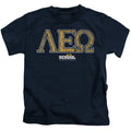 Old School Leo Juvenile Kids Youth T Shirt Navy Blue Officially Licensed