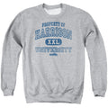 Old School Property Of Harrison Mens Crewneck Sweatshirt Athletic Heather Officially Licensed