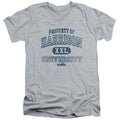 Old School Property Of Harrison Mens Slim Fit V-Neck T Shirt Athletic Heather Officially Licensed