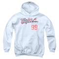 Major League 99 Kids Youth Hoodie White Officially Licensed