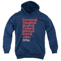 Major League Team Roster Kids Youth Hoodie Navy Blue Officially Licensed