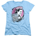 Grease Carnival Queen Womens T Shirt Light Blue Officially Licensed