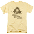 Grease Brusha Brusha Brusha Mens T Shirt Yellow Officially Licensed