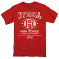 Grease Rydell High Mens T Shirt Red Officially Licensed