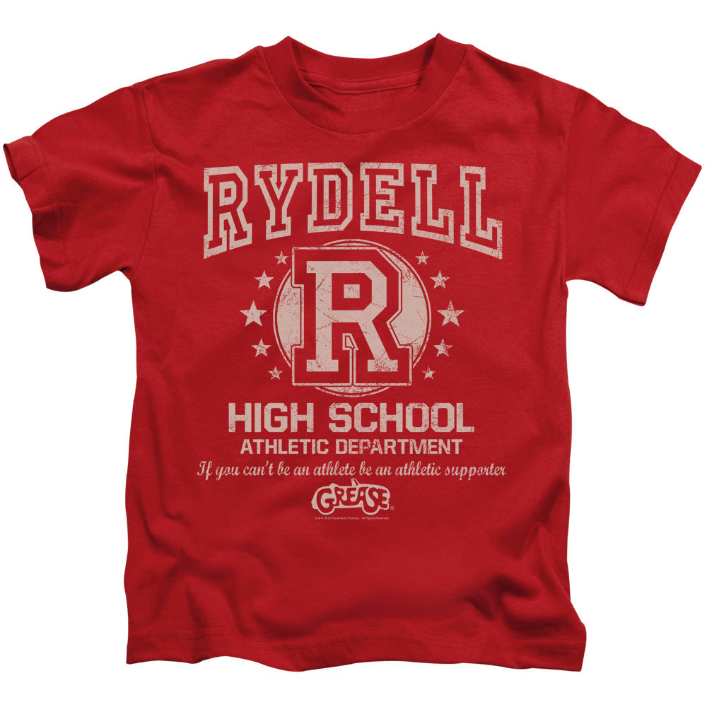 Grease Rydell High Juvenile Kids Youth T Shirt Red Officially Licensed