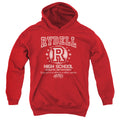 Grease Rydell High Kids Youth Hoodie Red Officially Licensed