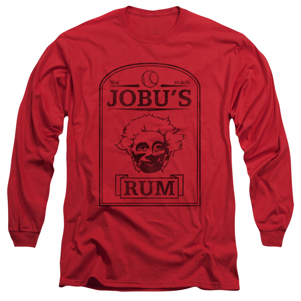 Major League Jobus Rum Mens Long Sleeve Shirt Red Officially Licensed