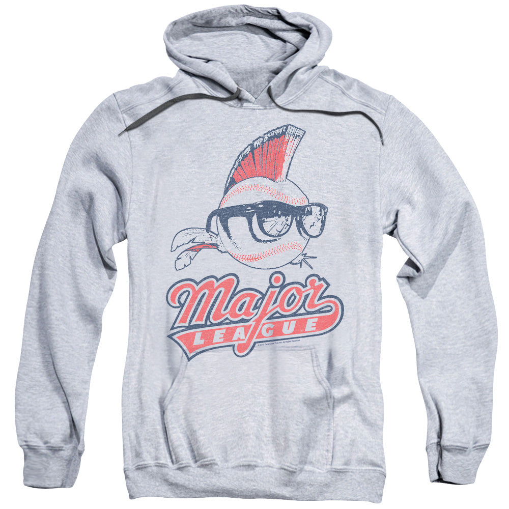 Major League Vintage Logo Mens Hoodie Athletic Heather Officially Licensed