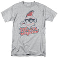 Major League Vintage Logo Mens T Shirt Athletic Heather Officially Licensed