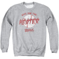 Major League The Heater Mens Crewneck Sweatshirt Athletic Heather Officially Licensed