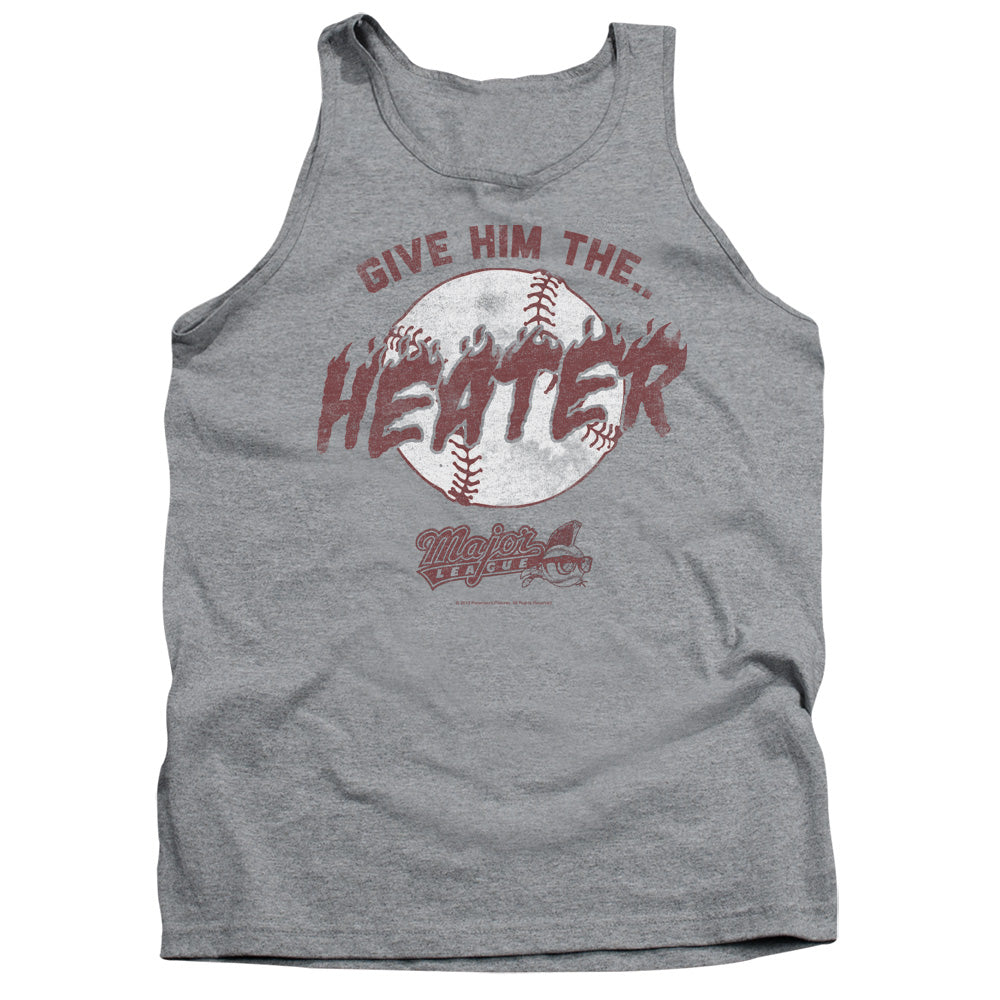 Major League The Heater Mens Tank Top Shirt Athletic Heather Officially Licensed