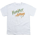Forrest Gump Peas And Carrots Kids Youth T Shirt White Officially Licensed