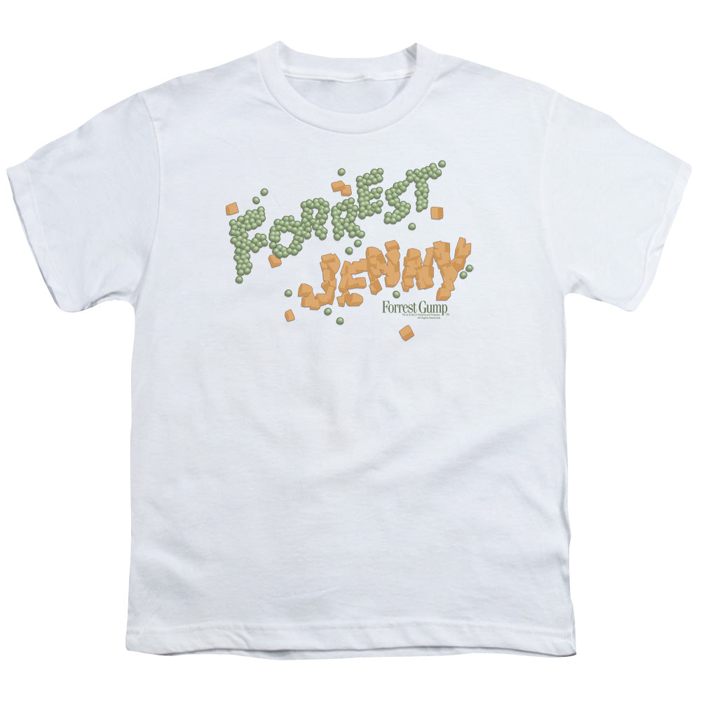 Forrest Gump Peas And Carrots Kids Youth T Shirt White Officially Licensed