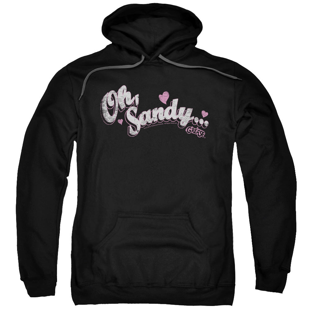 Grease Oh Sandy Mens Hoodie Black Officially Licensed