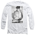 Ferris Bueller Cameron Mens Long Sleeve Shirt White Officially Licensed Officially Licensed