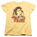 Ferris Buellers Day Off Nutshell Womens T Shirt Yellow Officially Licensed