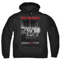 Pet Sematary Cat Poster Mens Hoodie Black Officially Licensed