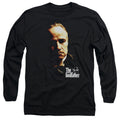 The Godfather Don Vito Mens Long Sleeve Shirt Black Officially Licensed