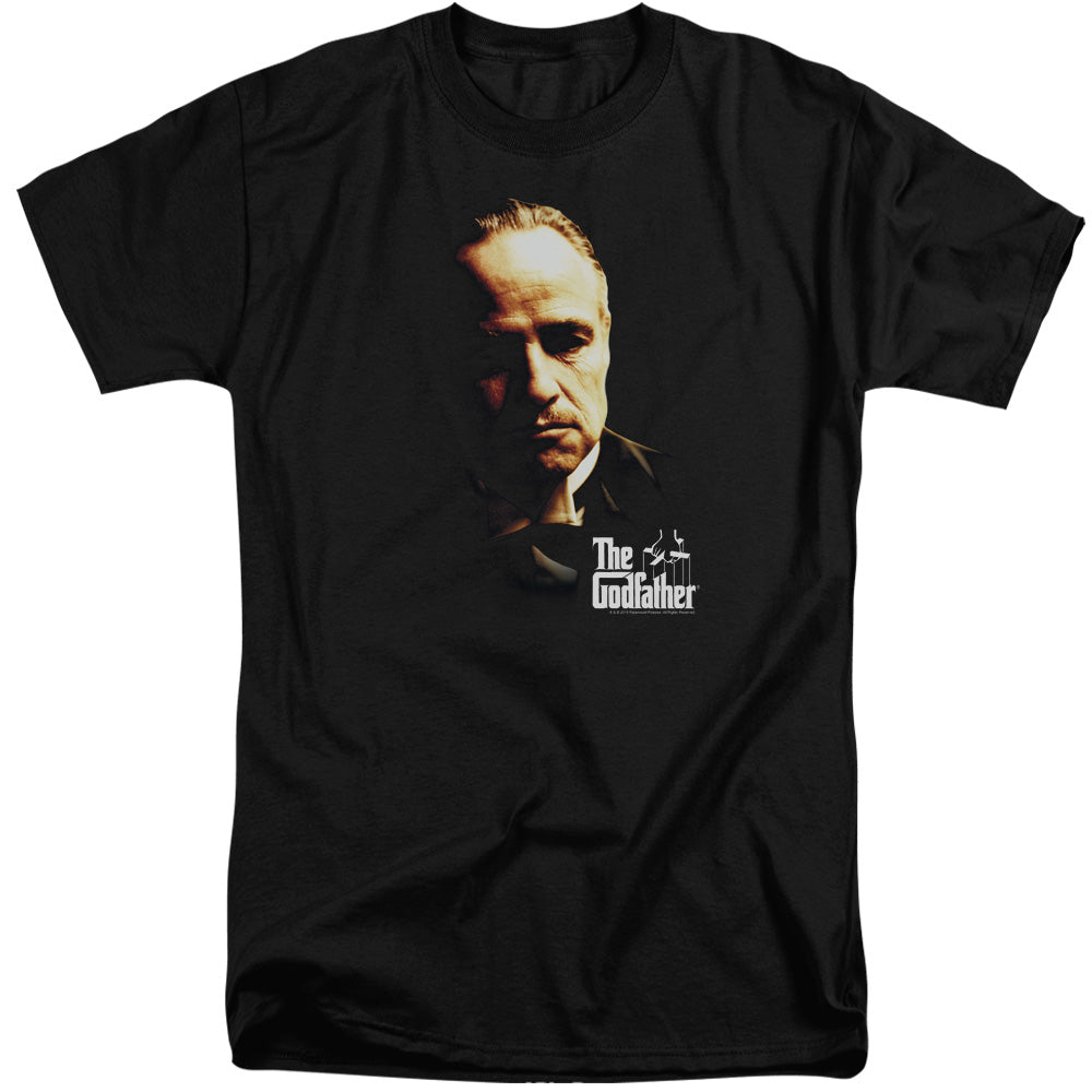 The Godfather Don Vito Mens Tall T Shirt Black Officially Licensed