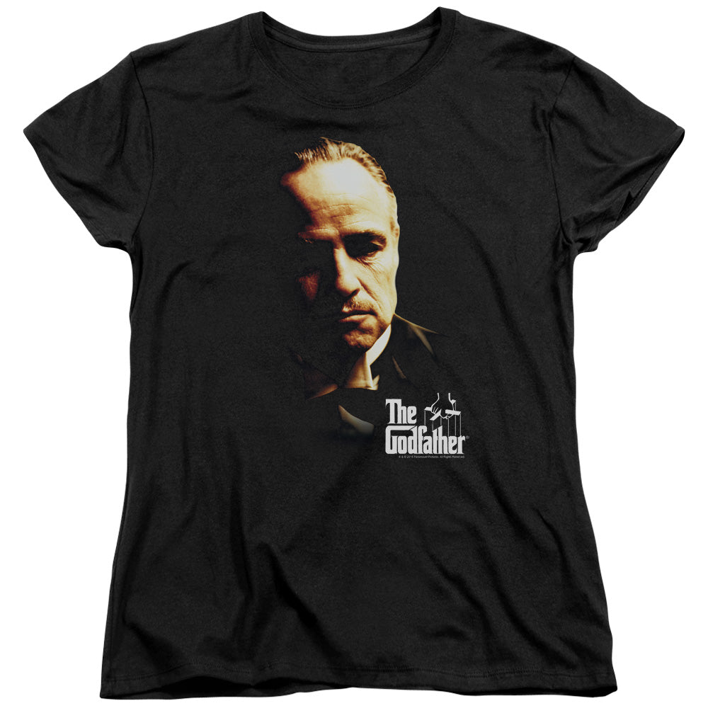 The Godfather Don Vito Womens T Shirt Black Officially Licensed