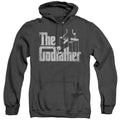 The Godfather Logo Heather Mens Hoodie Black Officially Licensed