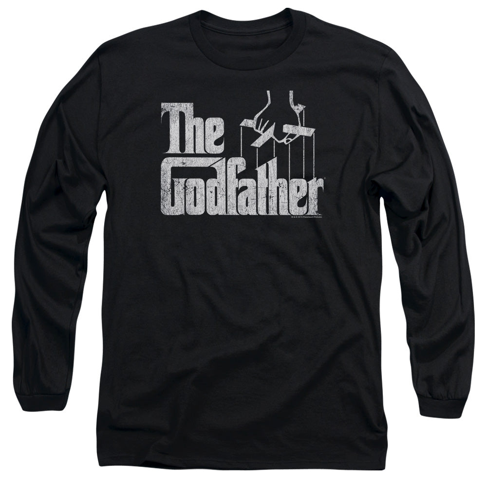 The Godfather Logo Mens Long Sleeve Shirt Black Officially Licensed