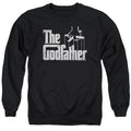 The Godfather Logo Mens Crewneck Sweatshirt Black Officially Licensed