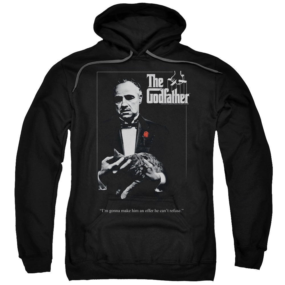 The Godfather Poster Mens Hoodie Black Officially Licensed
