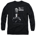 The Godfather Poster Mens Long Sleeve Shirt Black Officially Licensed