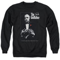 The Godfather Poster Mens Crewneck Sweatshirt Black Officially Licensed