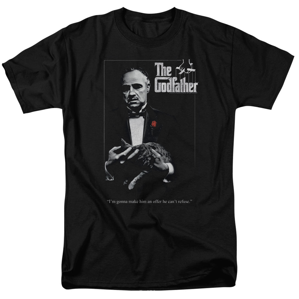 The Godfather Poster Mens T Shirt Black Officially Licensed