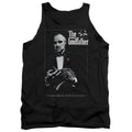 The Godfather Poster Mens Tank Top Shirt Black Officially Licensed