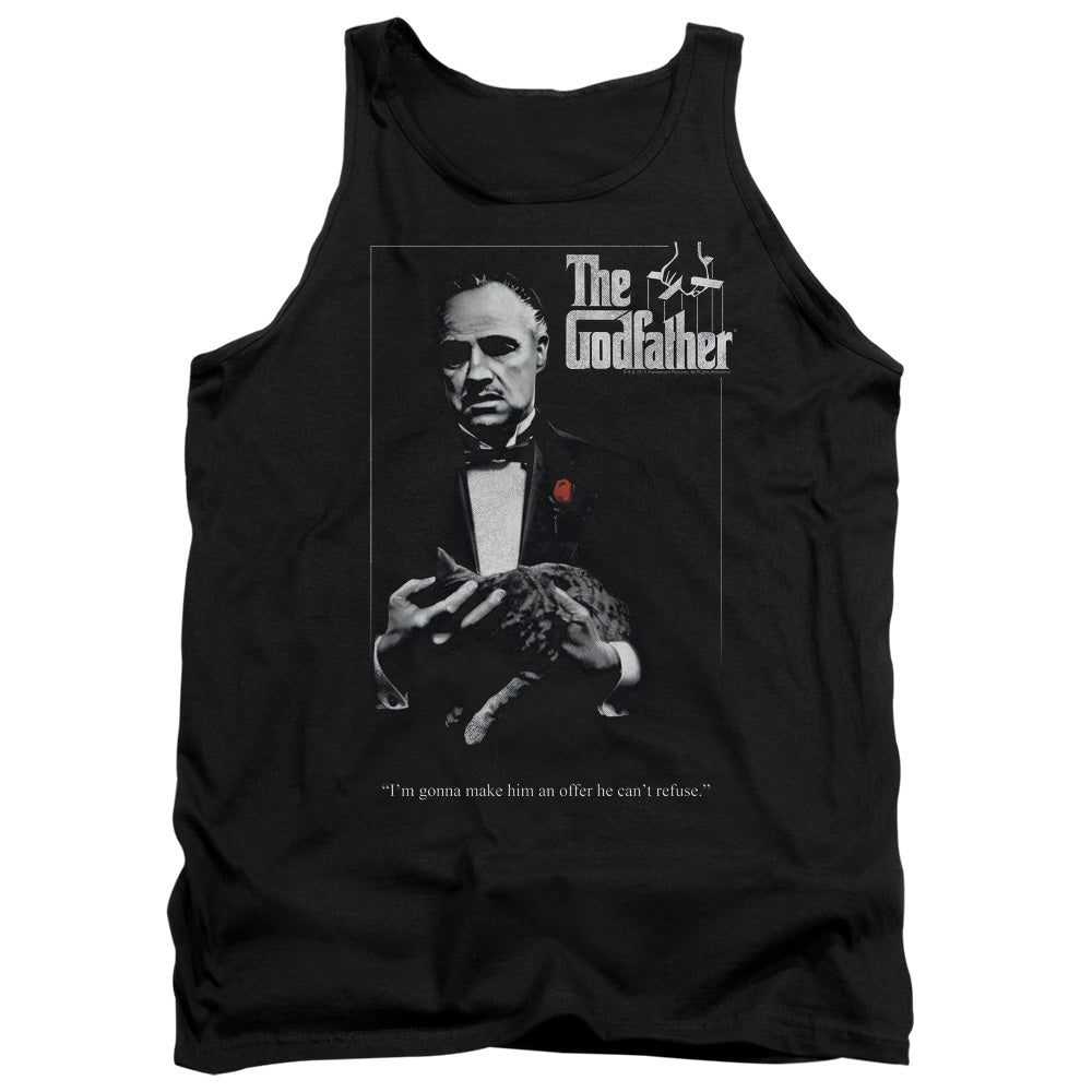 The Godfather Poster Mens Tank Top Shirt Black Officially Licensed