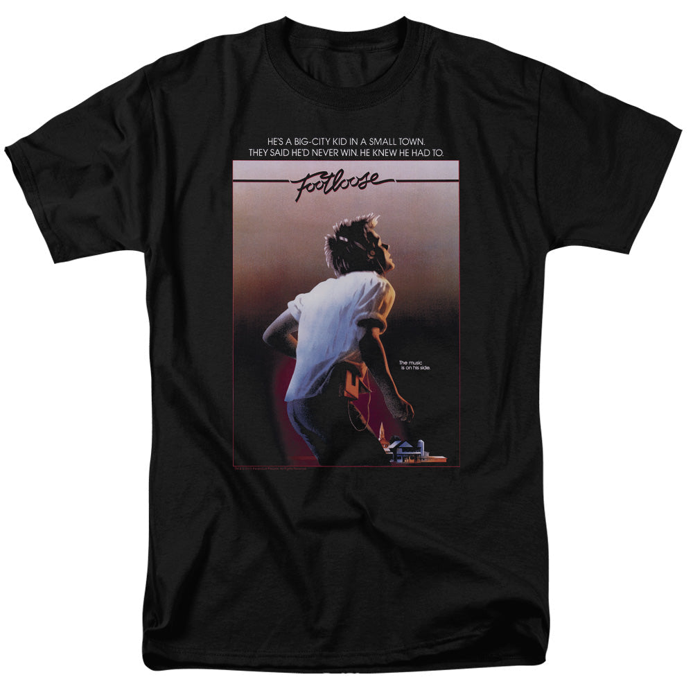 Footloose Poster Mens T Shirt Black Officially Licensed