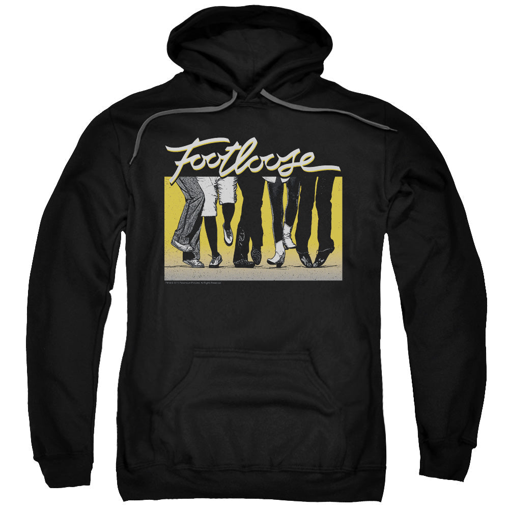 Footloose Dance Party Mens Hoodie Black Officially Licensed