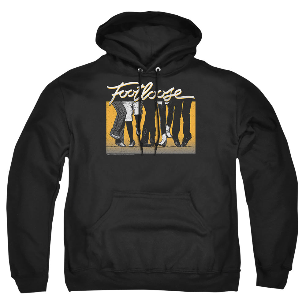 Footloose Dance Party Mens Hoodie Black Officially Licensed
