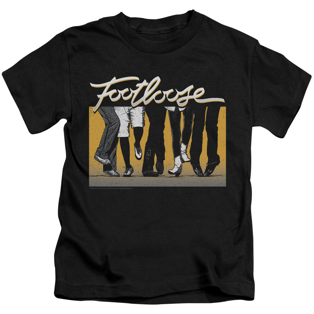 Footloose Dance Party Juvenile Kids Youth T Shirt Black Officially Licensed