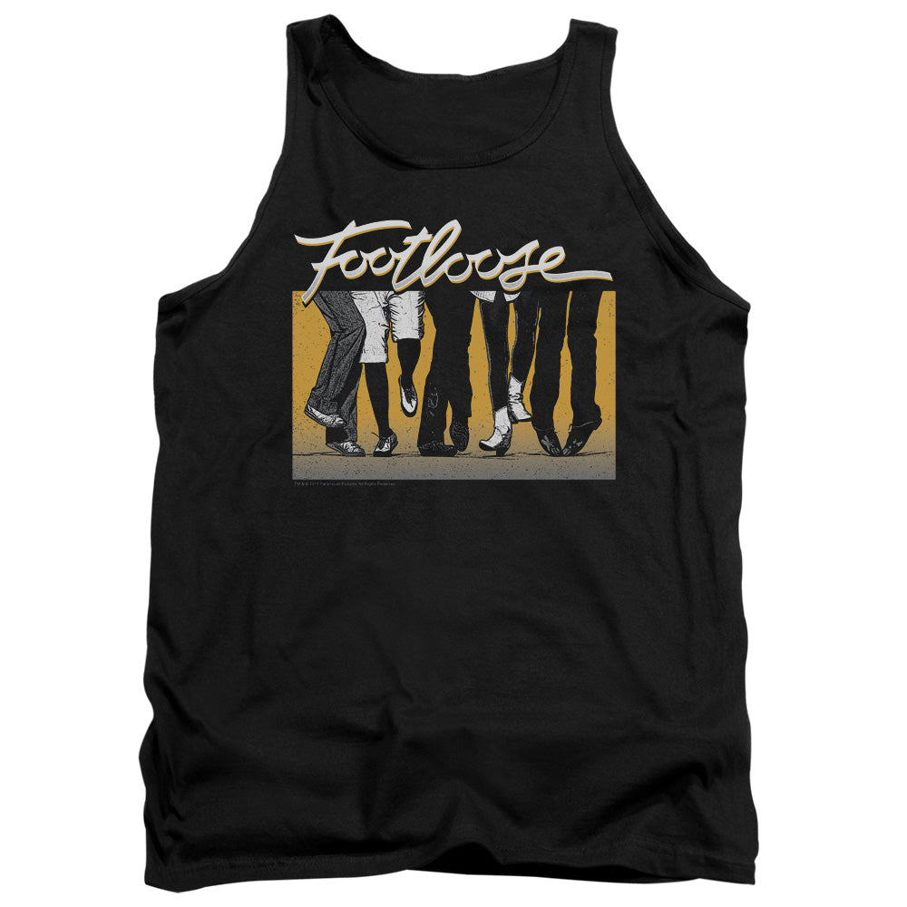 Footloose Dance Party Mens Tank Top Shirt Black Officially Licensed
