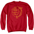Ferris Buellers Day Off Abe Froman Mens Crewneck Sweatshirt Red Officially Licensed