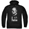 The Godfather II Padrino Mens Hoodie Black Officially Licensed