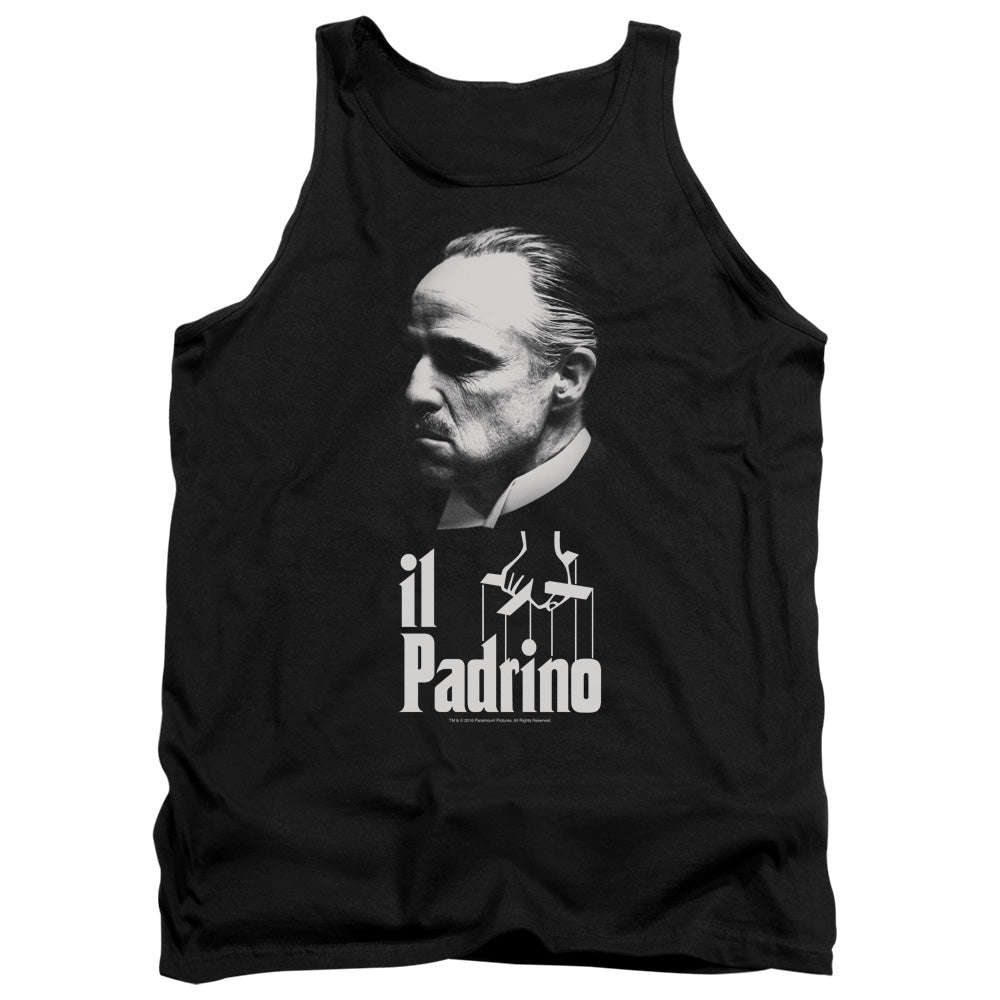The Godfather II Padrino Mens Tank Top Shirt Black Officially Licensed