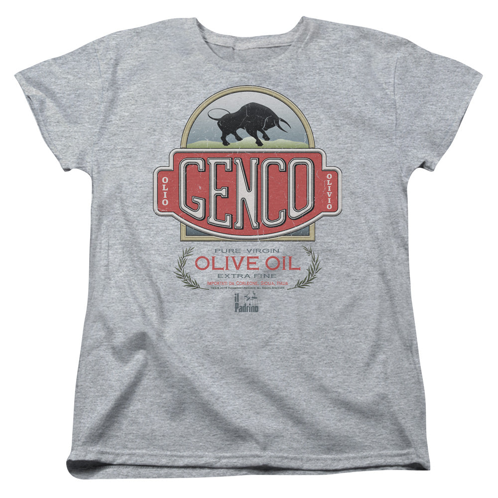 The Godfather Genco Olive Oil Womens T Shirt Athletic Heather Officially Licensed