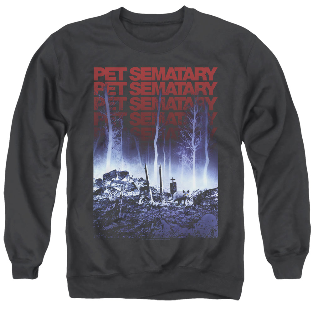 Pet Sematary Sematary Mens Crewneck Sweatshirt Black Officially Licensed