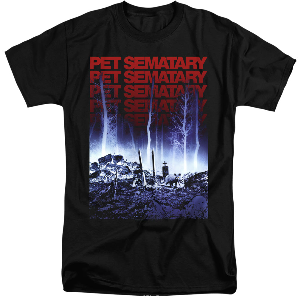Pet Sematary Sematary Mens Tall T Shirt Black Officially Licensed